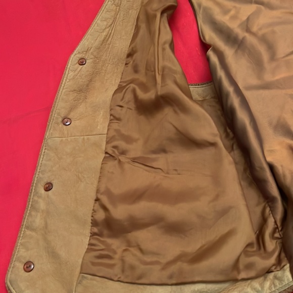 Mens Leather Vest. The Territory Ahead. Great Condition. See all pics. - Picture 6 of 15